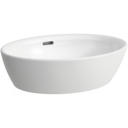 Vasque pour lavabo LAUFEN PRO L 520 x 390 mm avec trop-plein, sans trou pour robinetterie blanc LCC LAUFEN