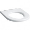 Abattant WC MODERNA / LIBERTY sans couvercle, sans obstacle blanc LAUFEN
