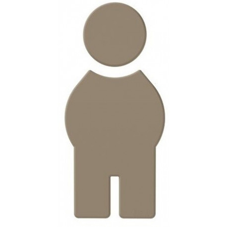 Symbole Homme SERIE 801 autocollant. Polyamid sand