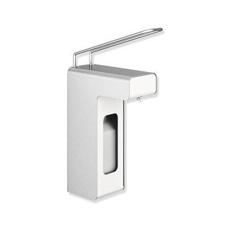 Distributeur de désinfectant et de savon, corps de base en acier inoxydable, fond mat 500 ml HEWI