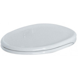 Abattant WC ISABELLA avec couvercle et charnières inox blanc IDEAL STANDARD