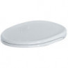 Abattant WC ISABELLA avec couvercle et charnières inox blanc IDEAL STANDARD