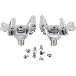 Jeu de charnières pour abattant WC Aero chrome IDEAL STANDARD