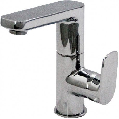 Mitigeur lavabo TONIC II avec bec haut orientable sans garniture de vidage chromé IDEAL STANDARD