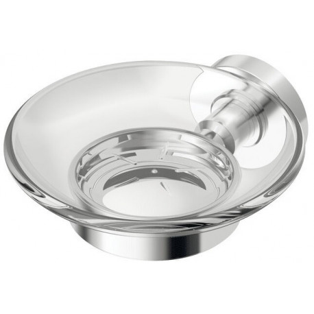 Porte-savon IOM en verre clair chromé IDEAL STANDARD