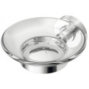 Porte-savon IOM en verre clair chromé IDEAL STANDARD