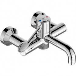Thermostat de lavabo mural CERAPLUS, raccords S verrouillables chromés IDEAL STANDARD