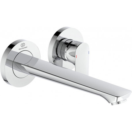 Mitigeur lavabo mural CONNECT AIR UP kit 2, saillie 225 mm chromé IDEAL STANDARD