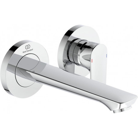 Mitigeur lavabo mural CONNECT AIR UP kit 2, saillie 185 mm chromé IDEAL STANDARD