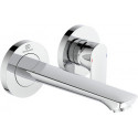 Mitigeur lavabo mural CONNECT AIR UP kit 2, saillie 185 mm chromé IDEAL STANDARD