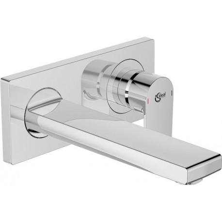 Mitigeur lavabo mural EDGE kit 2 pour montage final chromé IDEAL STANDARD
