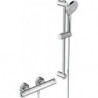Thermostatique de douche CERATHERM 50 projection 78 mm chrome avec set de douche, barre de douche 600 mm IDEAL STANDARD