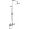 Système de douche CERATHERM 50 flexible de douche 1500 mm chromé avec thermostat de douche IDEAL STANDARD