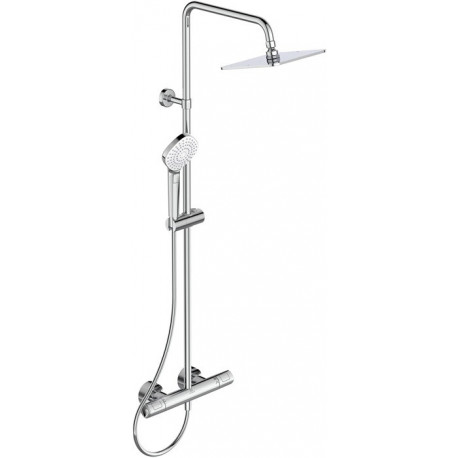 Système de douche CERATHERM 100 flexible de douche 1750 mm chromé avec thermostat de douche IDEAL STANDARD