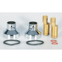 Connexion S verrouillable / recouverte, chromée CeraPlus IDEAL STANDARD