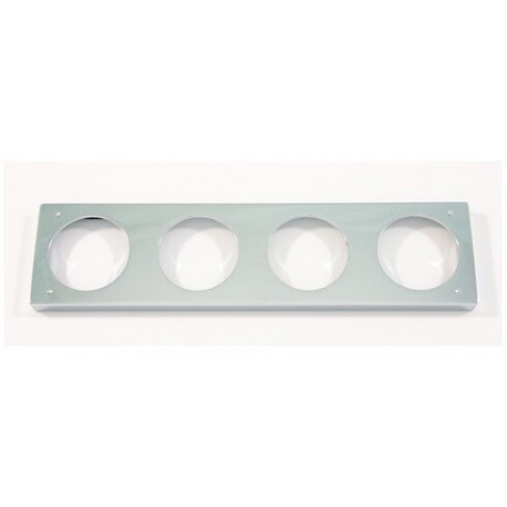 Cadre d'entretoise IDS ARCHIMODULE pour rosace 4 trou (83x332mm) chromé