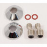 Raccord S insonorisé / dissimulé G 1/2 "x G 3/4" chromé IDEAL STANDARD
