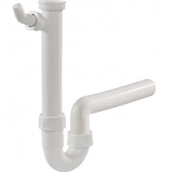 Tube de rinçage base siphon pro blanc, plastique 1 1 / 2Z x 3 / 4Z, T x. 40 mm BASE PRO
