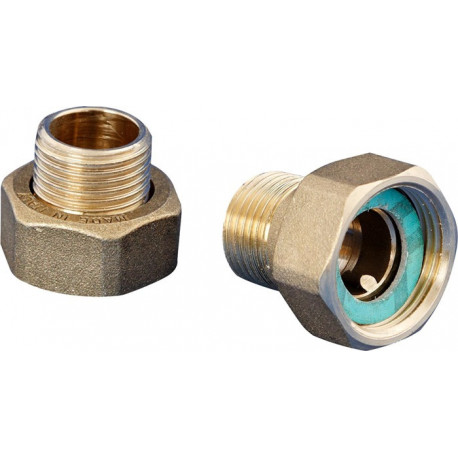 Raccord à vis en laiton R 1 pouce /28 ixG 1 1/2 pouce i 1 Sat pouce