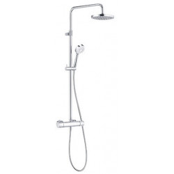 Logo dual shower system mitigeur thermostatique de doucheavec douchette à main 1 jet