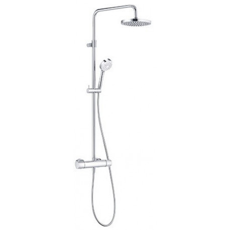Logo dual shower system mitigeur thermostatique de doucheavec douchette à main 1 jet