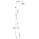 Logo dual shower system mitigeur thermostatique de doucheavec douchette à main 1 jet