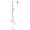 Logo dual shower system mitigeur thermostatique de doucheavec douchette à main 1 jet