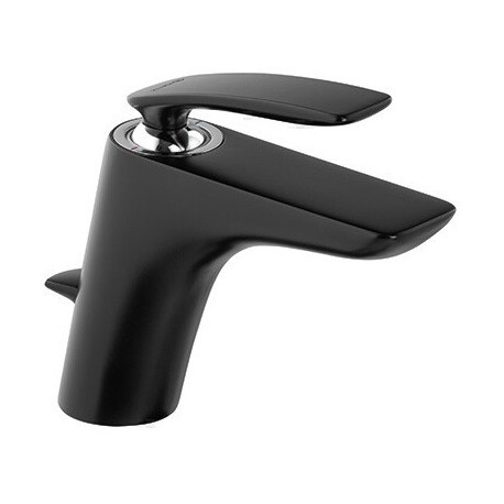 Balance mitigeur de lavabo chromée/noir