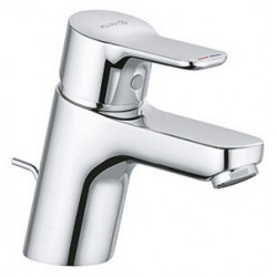 Pure&easy mitigeur de lavabo 60 avec garniture de vidage métallique