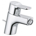 Pure&easy mitigeur de bidet avec garniture de vidage métallique