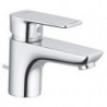 Pure&style mitigeur de lavabo 60 avec garniture de vidage métallique