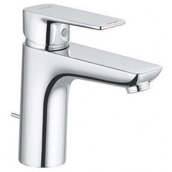 Pure&style mitigeur de lavabo 100 avec garniture de vidage métallique
