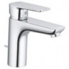 Pure&style mitigeur de lavabo 100 avec garniture de vidage métallique