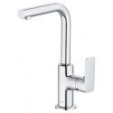 Pure&style mitigeur de lavabo bec orientable latéralement sans vidage 