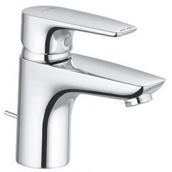 Pure&solid mitigeur de lavabo 75avec garniture de vidage métallique