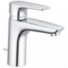 Pure&solid mitigeur de lavabo 100avec garniture de vidage métallique