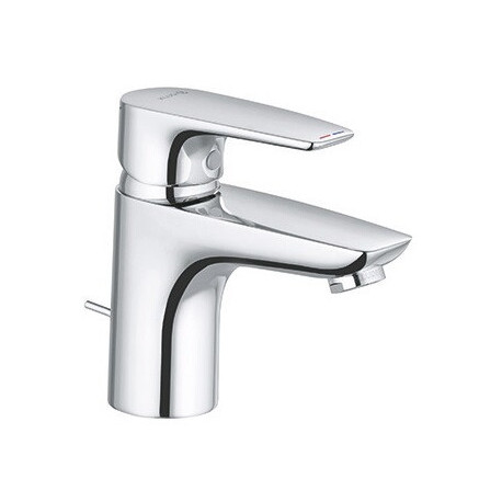 Mitigeur lavabo PURE & SOLID 75 DN 15 garniture de vidage G 1 1 / 4inch chrome KLUDI