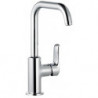 Pure&solid mitigeur de lavabo bec orientable latéralementavec garniture de vidage métallique