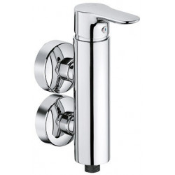 Mitigeur de douche monocommande 366510575 OBJEKTA mitigeur bloc vertical chromé KLUDI