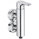 Mitigeur de douche monocommande 366510575 OBJEKTA mitigeur bloc vertical chromé KLUDI