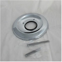 Rosace pour douche encastrée chrome KLUDI
