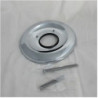 Rosace pour douche encastrée chrome KLUDI