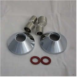 Raccord S G 1/2 x G 3/4 chromé KLUDI