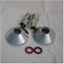 Raccord S G 1/2 x G 3/4 chromé KLUDI