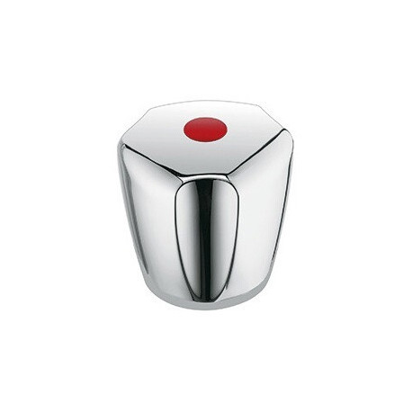 Terralux manette chaud (metal) chromée