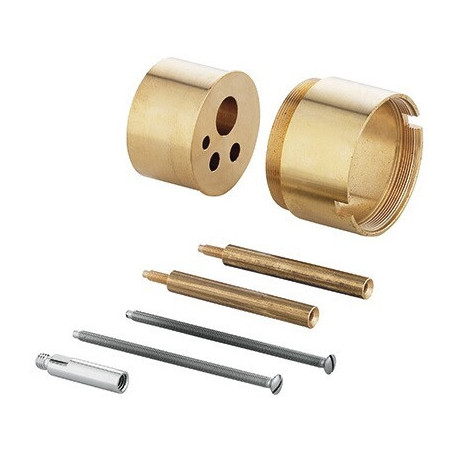Rallonge KLUDI-MIX-PLUS n° 75529 pour batterie encastrée, chromée KLUDI