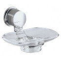 Porte-savon simple APOLLO, en verre cristal KEUCO