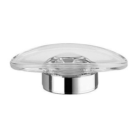 Porte-savon en verre cristal ELEGANCE en vrac en verre véritable cristal clair KEUCO