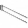 Porte serviette PLAN 2 bras -schwenkb 438mm vc