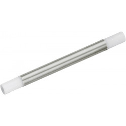 Tuyau de raccordement PLAN complet avec filetage aluminium anodisé argent KEUCO